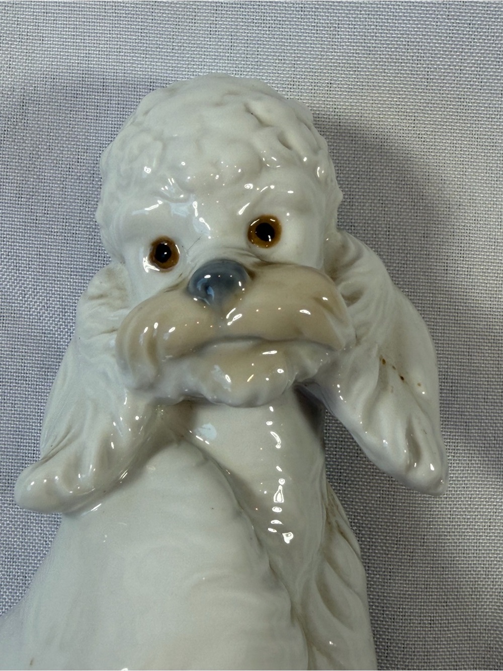 Lladro Nao Daisa Vintage Large Poodle Porcelain Figure EUC, Retired 1985 - Picture 3 of 10